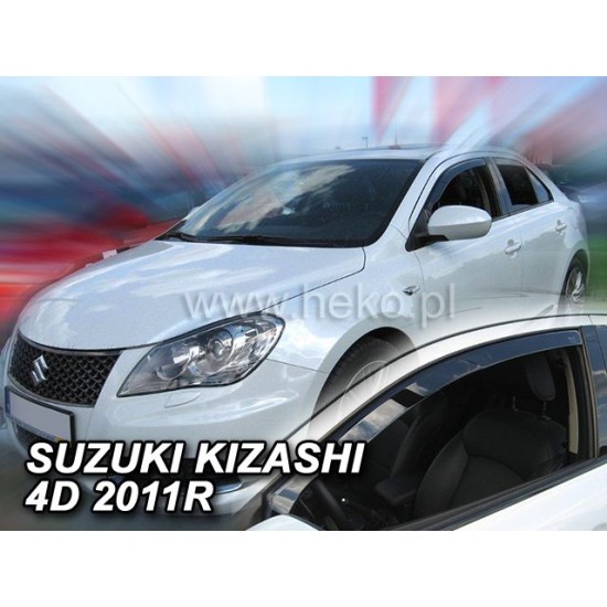 Ανεμοθραύστες για Suzuki Kizashi (2010+) sedan - 2 τμχ εμπρός