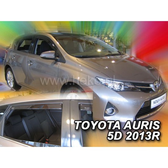 Ανεμοθραύστες για Toyota Auris 2 (2013+) 5 πορτο - 4 τμχ εμπρός και πίσω