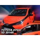 Ανεμοθραύστες για Toyota Aygo (2005-2014) 5 πορτο - 2 τμχ. εμπρός