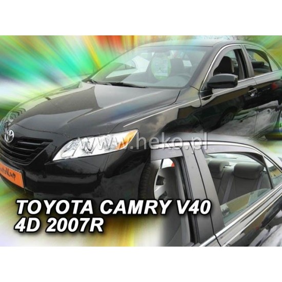 Ανεμοθραύστες για Toyota Camry (2007-2011) sedan - 4 τμχ εμπρός και πίσω