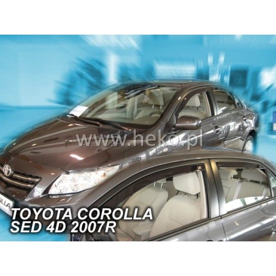 Ανεμοθραύστες για Toyota Corolla (2007-2013) sedan - 2 τμχ εμπρός