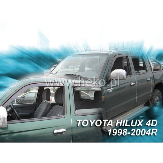 Ανεμοθραύστες για Toyota Hilux (1998-2005)  διπλοκάμπινο / μονοκάμπιν - 2 τμχ. εμπρός