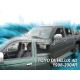 Ανεμοθραύστες για Toyota Hilux (1998-2005) 4 πορτο - 4 τμχ εμπρός και πίσω