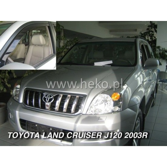 Ανεμοθραύστες για Toyota Land Cruiser J120 (2003-2009) 3/5 πορτο - 2 τμχ. εμπρός