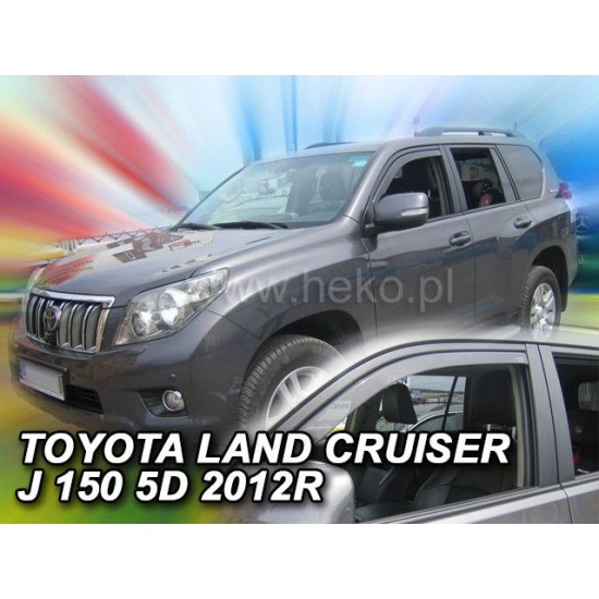 Ανεμοθραύστες για Toyota Land Cruiser J150 (2009+) 3/5 πορτο - 2 τμχ εμπρός