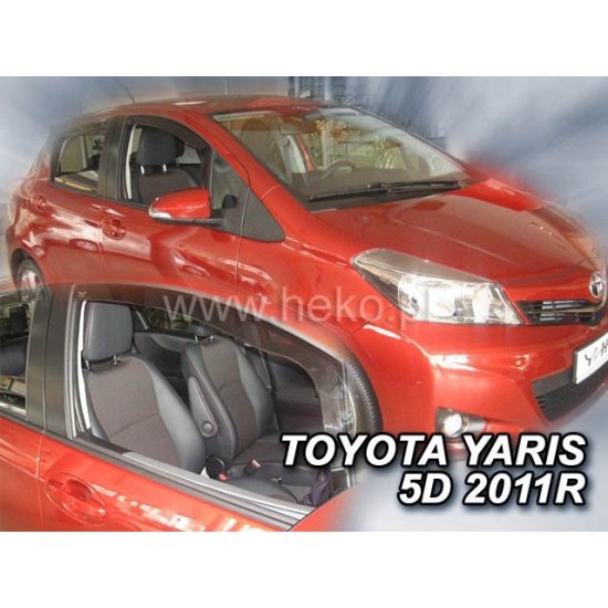 Ανεμοθραύστες για Toyota Yaris (2005-2011) 5 πορτο - 2 τμχ εμπρός