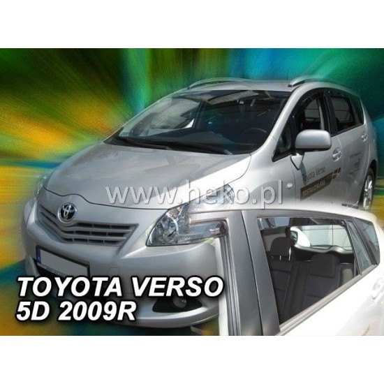 Ανεμοθραύστες για Toyota Verso  (2009+) - 4 τμχ εμπρός και πίσω