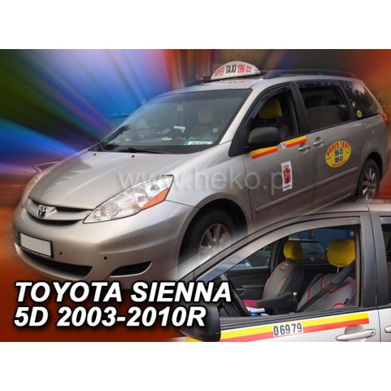 Ανεμοθραύστες για Toyota Sienna (2003-2010) - 2 τμχ εμπρός