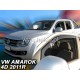 Ανεμοθραύστες για VW Amarok (2009+) - 2 τμχ. εμπρός