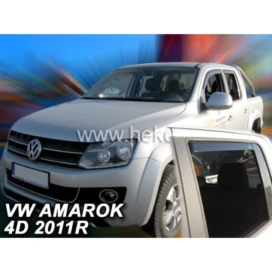 Ανεμοθραύστες για Vw Amarok (2009+) - 4 τμχ εμπρός και πίσω