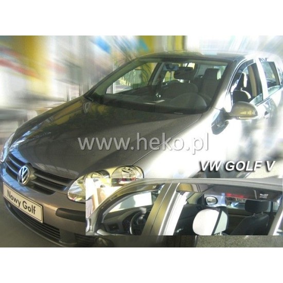 Ανεμοθραύστες για Vw Golf 5 (2004-2008) 5 πορτο - 4 τμχ. εμπρός και πίσω