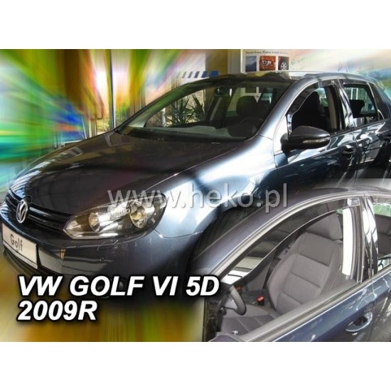 Ανεμοθραύστες για Vw Golf 6 (2008-2012) 5 πορτο - 2 τμχ. εμπρός