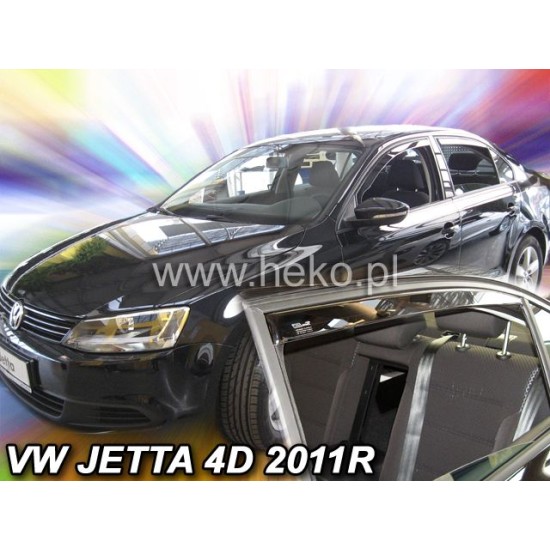 Ανεμοθραύστες για Vw Jetta (2005-2010) sedan - 4 τμχ εμπρός και πίσω