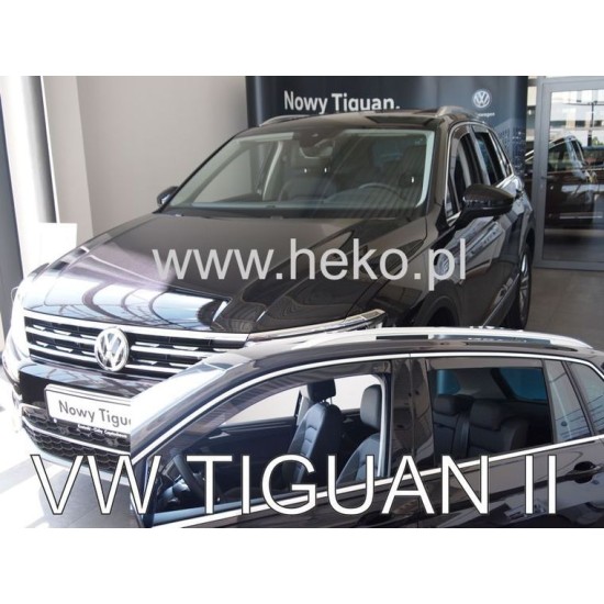 Ανεμοθραύστες για Vw Tiguan (2016+) - 4 τμχ. εμπρός και πίσω