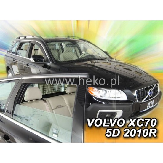 Ανεμοθραύστες για Volvo V/XC70 (2007+) 5 πορτο - 4 τμχ εμπρός και πίσω