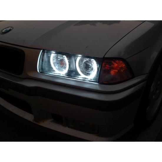 Δαχτυλίδια angel eyes για  (CCFL) για BMW E36 / E38 / E39 - κίτρινο χρώμα