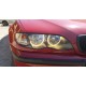 Δαχτυλίδια angel eyes για  BMW E46 coupe (1998-2003) / BMW E46 Sedan, Combi (1998-2005) με 66 led - κίτρινο χρώμα