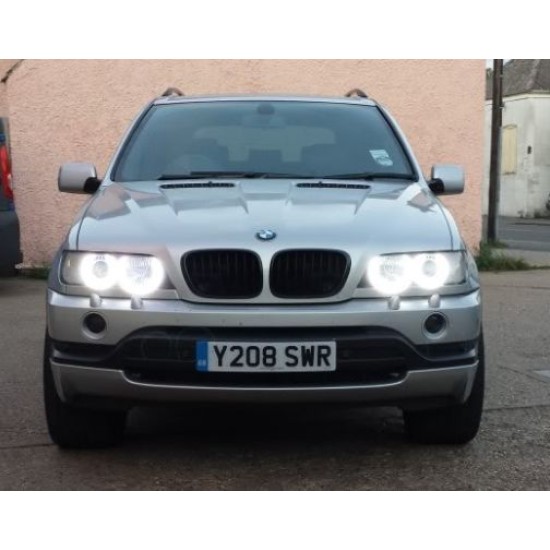 Δαχτυλίδια angel eyes για  BMW  X5 E53 (1999-2004) led - με 140 led