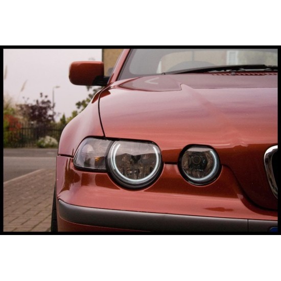 Δαχτυλίδια angel eyes CCFL για BMW E46 compact (2001+) - λευκά