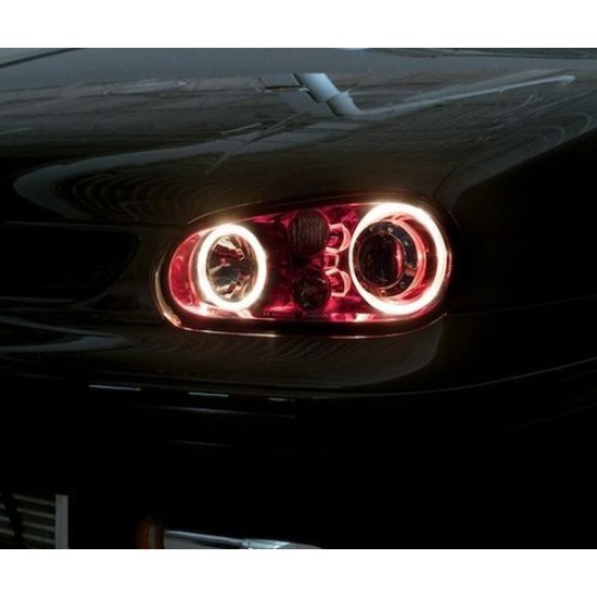 Κιτ CCFL angel eyes για BMW E30 / E34 - κόκκινο