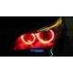 5W led για αυθεντικά angel eyes για BMW E39 / E60 / E53 X5 / E65 / E87 / E63 - κόκκινο χρώμα - 2τμχ.