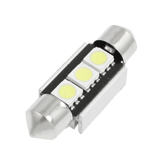 Led λάμπα για πλαφονιέρα CANBUS με 3 SMD led 42 mm - 1τμχ.