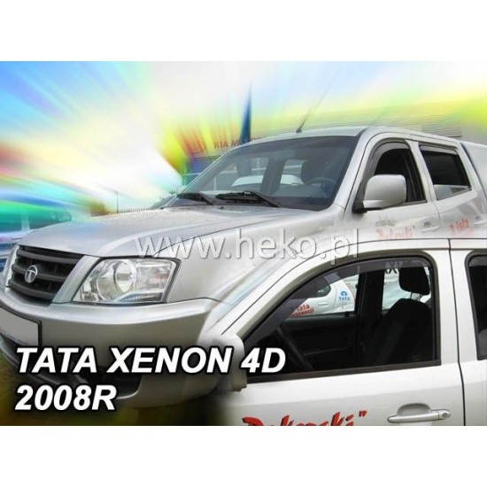 Ανεμοθραύστες για Tata Xenon (2007+) 4 πορτο - 2τμχ. εμπρός