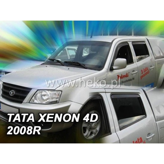 Ανεμοθραύστες για Tata Xenon (2007+) 4 πορτο - 4τμχ. εμπρός και πίσω