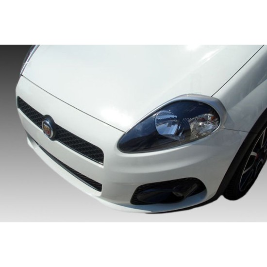 Φρυδάκια φαναριών για Fiat Grande Punto (2005+) - μαύρα