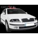 Φανάρια εμπρός led για Skoda Octavia (2004-2009) , μαύρα , με λάμπες (Η1) - σετ 2τμχ.