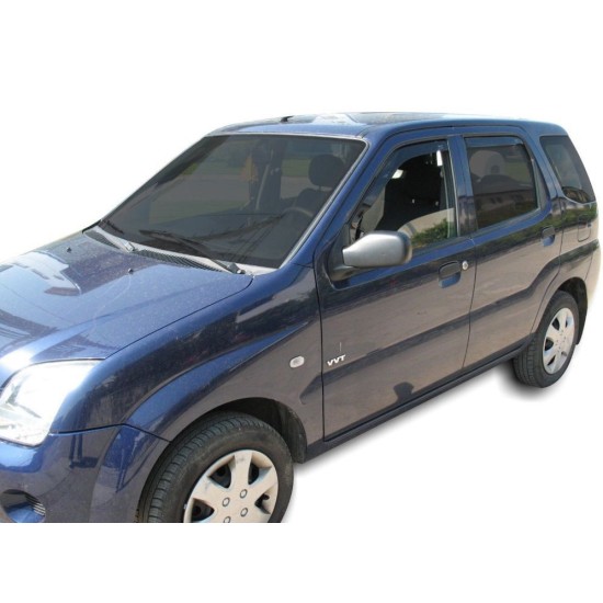 Ανεμοθραύστες για Suzuki Ignis (2001-2008) / Chevrolet Cruze  (2001-2008) / Subaru Justy G3X (2004-2008) 5 πορτο - 4 τμχ εμπρός και πίσω