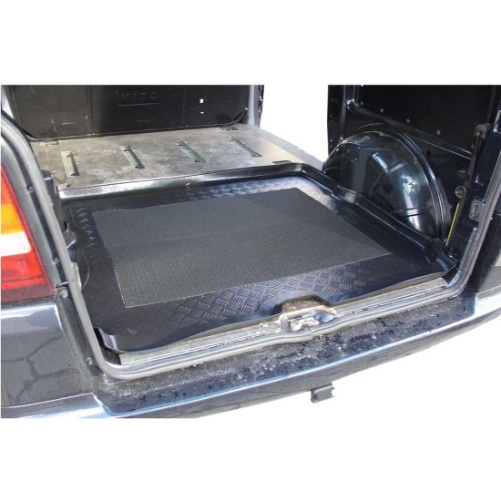 Πατάκι για πορτ - μπαγκάζ για Mercedes to  1997-2003  - 5 seats with metal sides of the boot - 1τμχ.