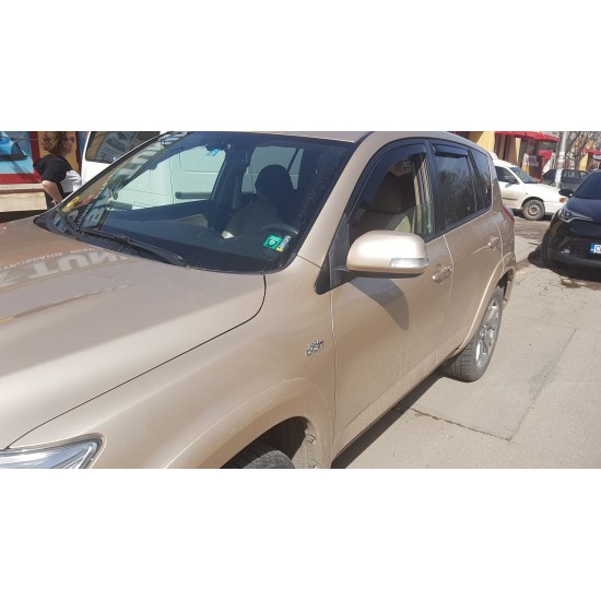 Ανεμοθραύστες για Toyota Rav4 (2005-2012) 5 πορτο - 4 τμχ εμπρός και πίσω