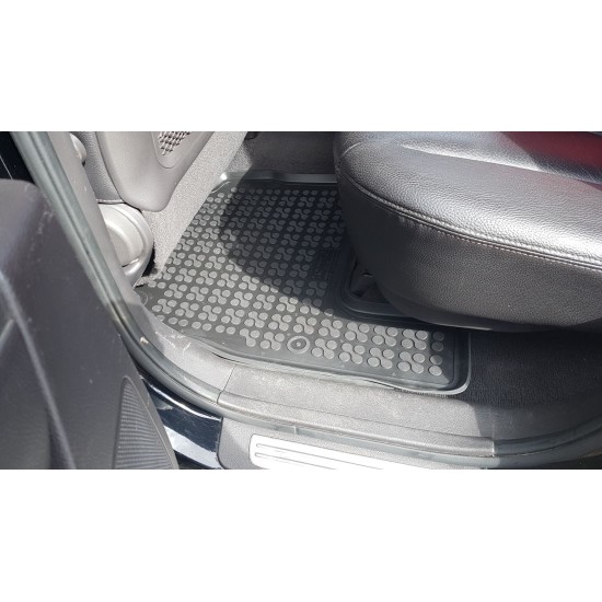 Λαστιχένια πατάκια Rezaw Plast για Hyundai I Santa Fe (2007-2012) - τύπου σκαφάκι - 4τμχ.