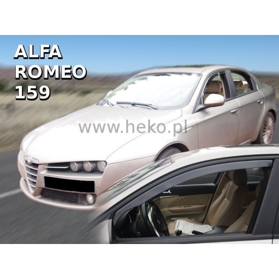 Ανεμοθραύστες για Alfa Romeo 159 sedan - 2 τμχ. εμπρός