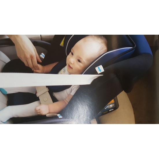 Παιδικό κάθισμα αυτοκινήτου με χερούλι Junior - Bambini - μπλε χρώμα