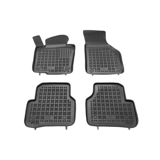 Λαστιχένια πατάκια Rezaw Plast για VW Passat B6 / B7 (2005-2014) /Tiguan (2007-2016) / Jetta (2011+) - τύπου σκαφάκι - 4τμχ.