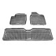 Λαστιχένια πατάκια Rezaw Plast για VW Sharan (1996-2010) / Ford Galaxy (1996-2006) / Seat Alhambra (1996-2010) - τύπου σκαφάκι - 3τμχ.