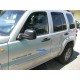 Ανεμοθραύστες για jeep Cherokee / Liberty (2001-2006) 5 πορτο - 4 τμχ. εμπρός και πίσω