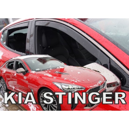 Ανεμοθραύστες για KIA STINGER (2017+)  5 πορτο - 4 τμχ. εμπρός και πίσω