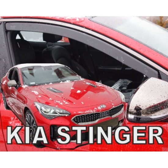 Ανεμοθραύστες για Kia Stinger (2017+ 5 πορτο - 2 τμχ. εμπρός