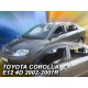 Ανεμοθραύστες για Toyota Corolla (2002-2007) sedan - 4 τμχ εμπρός και πίσω