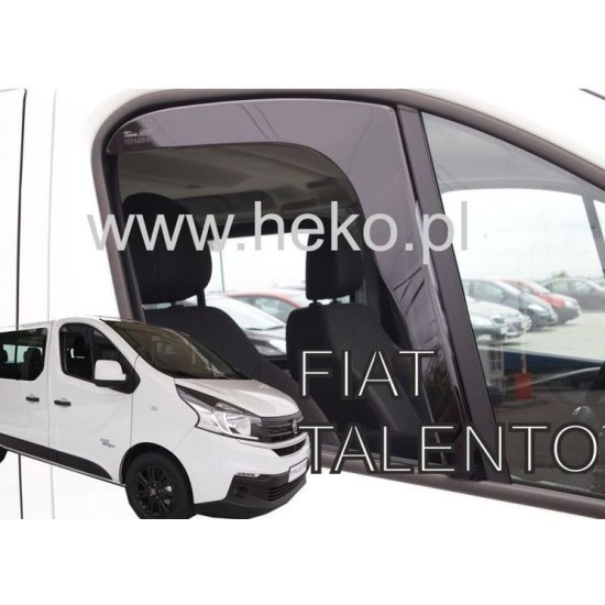 Ανεμοθραύστες για Fiat Talento / Opel Vivaro II / Renault Traffic (2014+) 2 τμχ. εμπρός