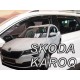 Ανεμοθραύστες για Skoda Karoq (2017+) - 4 τμχ εμπρός και πίσω