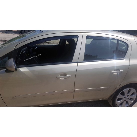 Ανεμοθραύστες για Opel Corsa D / E (2006+) 5 πορτο - 4 τμχ. εμπρός και πίσω