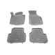 Λαστιχένια πατάκια Rezaw Plast για VW Passat B6 / B7 (2005-2014) / Tiguan (2007-2016) / Jetta (2011+) - τύπου σκαφάκι - γκρι - 4τμχ.