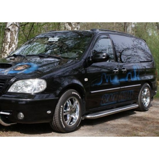 Ανεμοθραύστες για Kia Carnival (2006+) 5 πορτο - 4 τμχ. εμπρός και πίσω