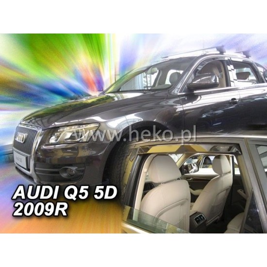 Ανεμοθραύστες για Audi Q5 (2009+) - 4 τμχ. εμπρός και πίσω