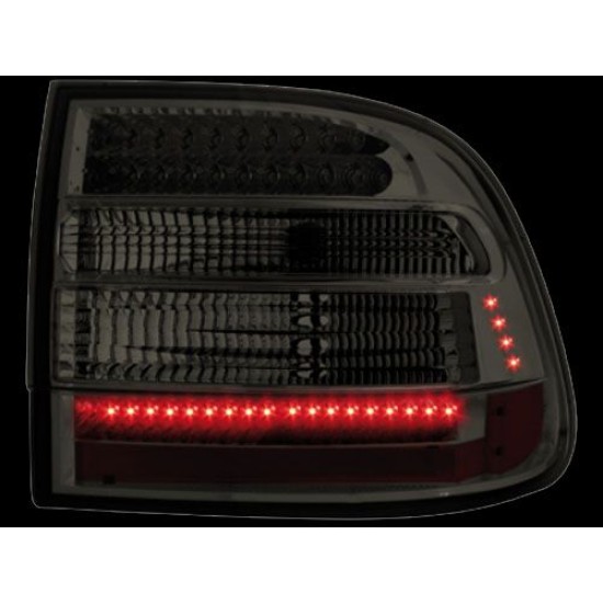 Πίσω φανάρια led για Porsche Cayenne (2003-2007) - μαύρα - σετ 2τμχ.