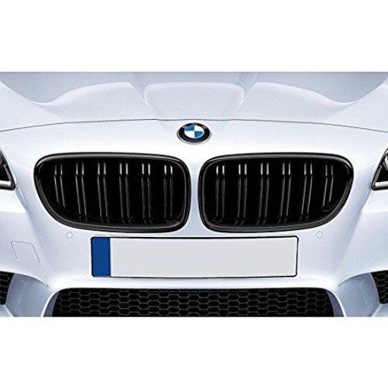 Μάσκα για BMW  F10 - F11  (2010+) -  μαύρη Piano Design - 2 τμχ.